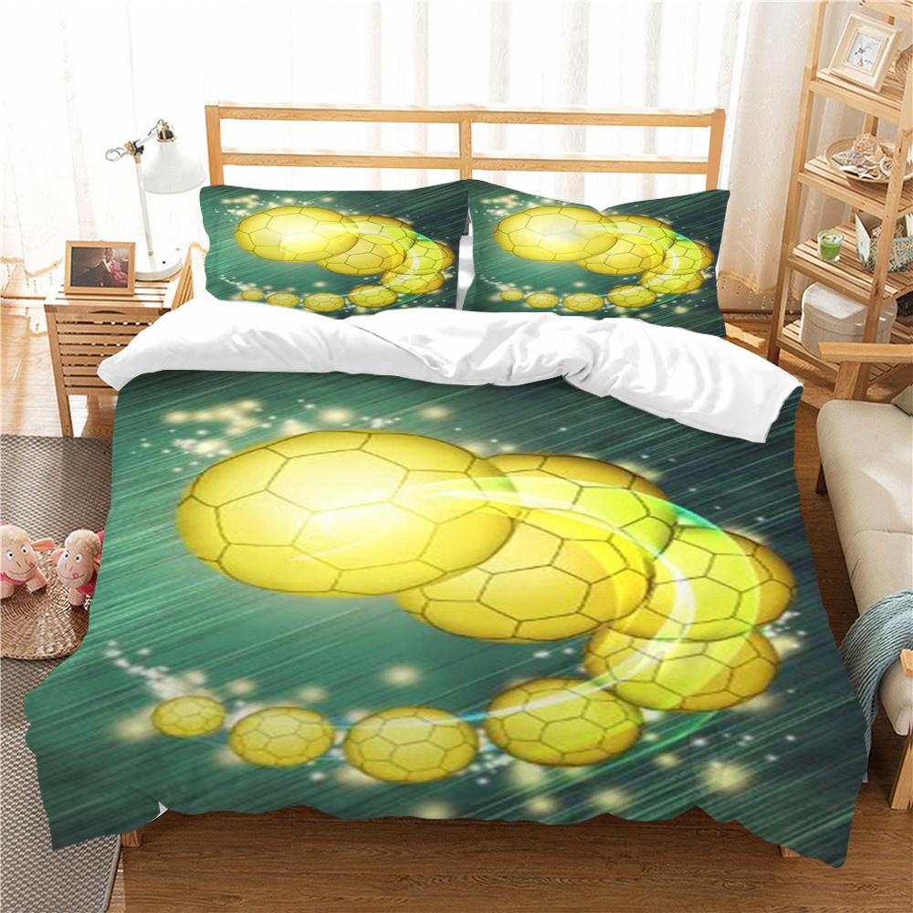 Football Bedding Cover Unique Design Home Bedspreads Polyester King Size Bedding Highly Duvet Cover Sets Soft Bed Sets