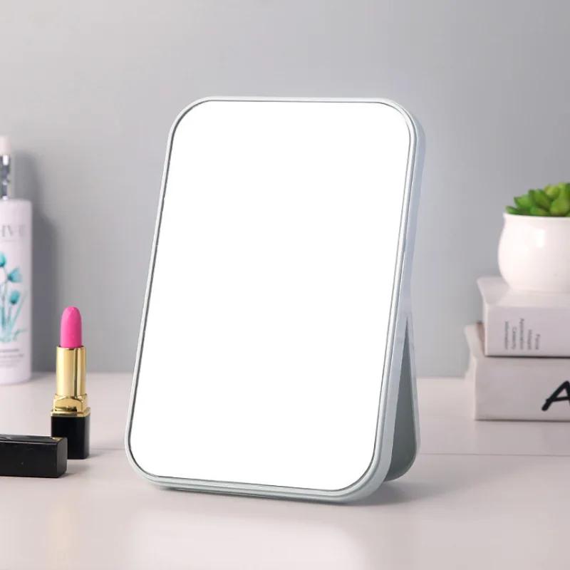 High List Size Large Makeup Mirror Desktop Folding Dressing Tool Portable Suitable for Girls To Make Up At Home