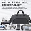 Large Capacity Travel Duffel Bag Dustproof with Shoe Compartment Sports Fitness Bag Lightweight Waterproof Clothing Storage Bag