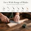 2pcs Beech Wood Leather Strop Dual Sided Honing Stropping Sharpener  For Knife Sharpening