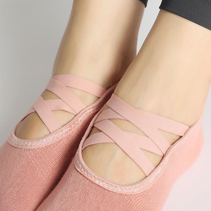 Women's Non-Slip Five-Toe Yoga Socks for Indoor Fitness and Pilates