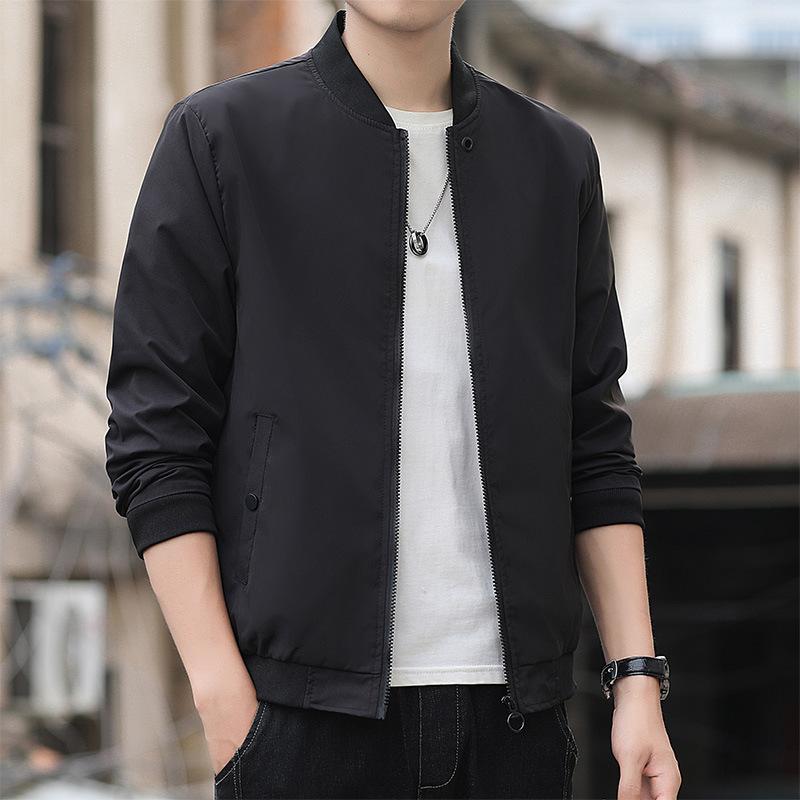 Spring and Autumn Jackets for Men Korean Sports Sports and Casual Stand Collar Jacket Baseball Suit Men's Jacket