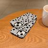 Delicate Organic Black Cream Floral Stem Pattern Art Film Aesthetic Protective Shockproof Bumper Phone Shell Cover For iPhone 14 15 16 Pro Max Plus