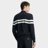 Fila Heritage Classic Einfach Mode Lässig Vielseitig Bequem Gestrickte Jacke Herrenjacken Legendär-Blau F11M618406FNV