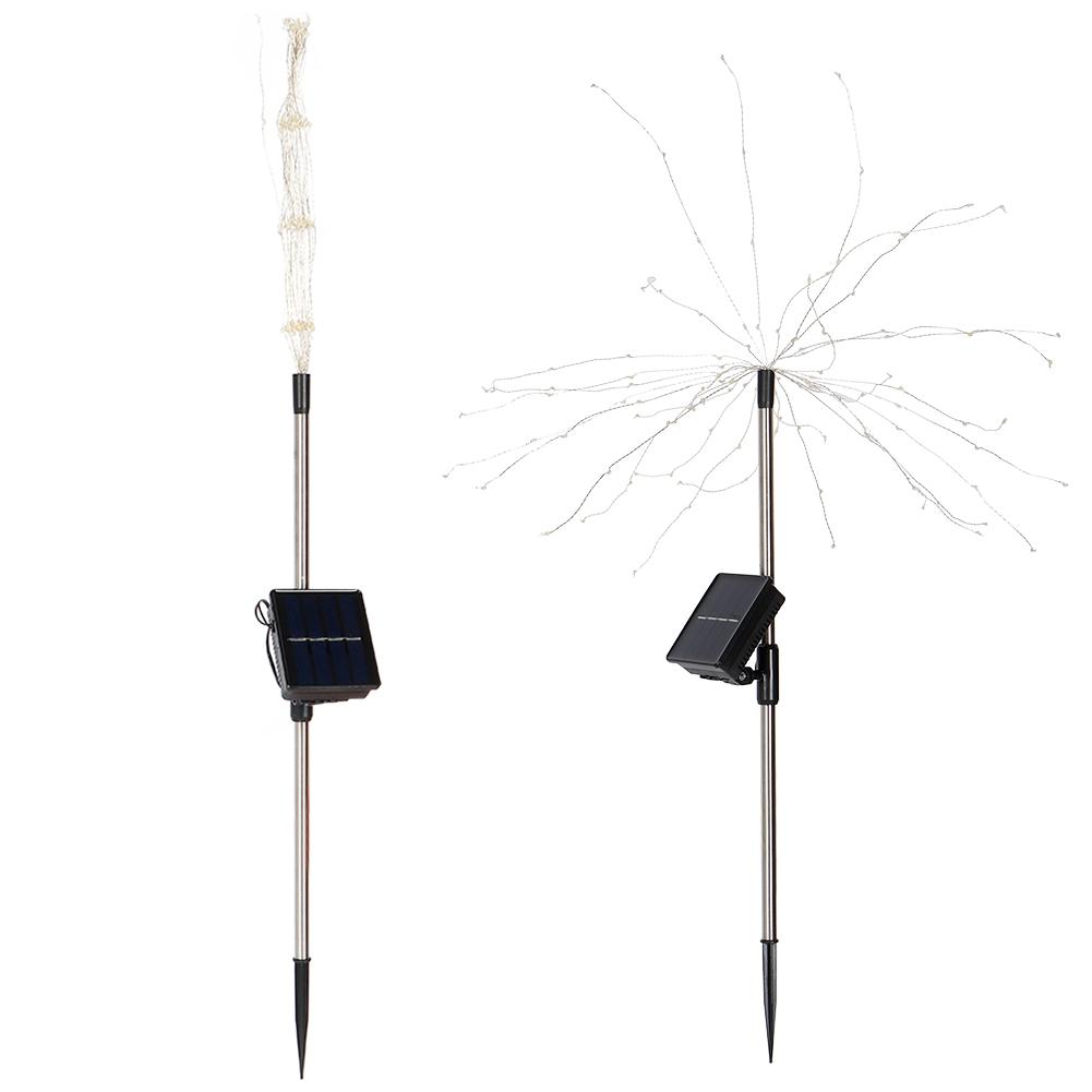 2Pcs Set Outdoor Solar Garden Decorative Lights Lawn Lights Holiday Lighting