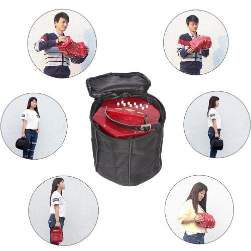 Sasuori Concertina Accordion, 20 Button, 40 Reed Anglo Style, with Carrying Bag