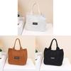 Cotton Corduroy Tote Bag For Women With Large Capacity Street Style Handheld Ladies Bag