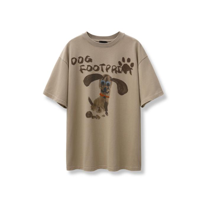 Harajuku Funny Cartoon Print T-shirts for Women 2025 Summer Casual Oversized T Shirt Pure Cotton Short Sleeve Y2k Tops Hip Hop Streetwear