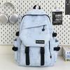 Schoolbag Cool Feeling Dark Gradual Change Star Backpack Korean Version Tooling Style College Student Couple Leisure Travel Backpack