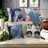 Kpop Group TxT Soobin Personalized Pillow Dust Cover Bedroom Kids Party Decoration Pillowcase Birthday Children Gift