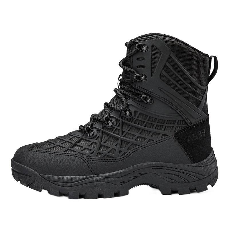 Outdoor field training high-top tactical military training desert outdoor hiking breathable mountaineering boots