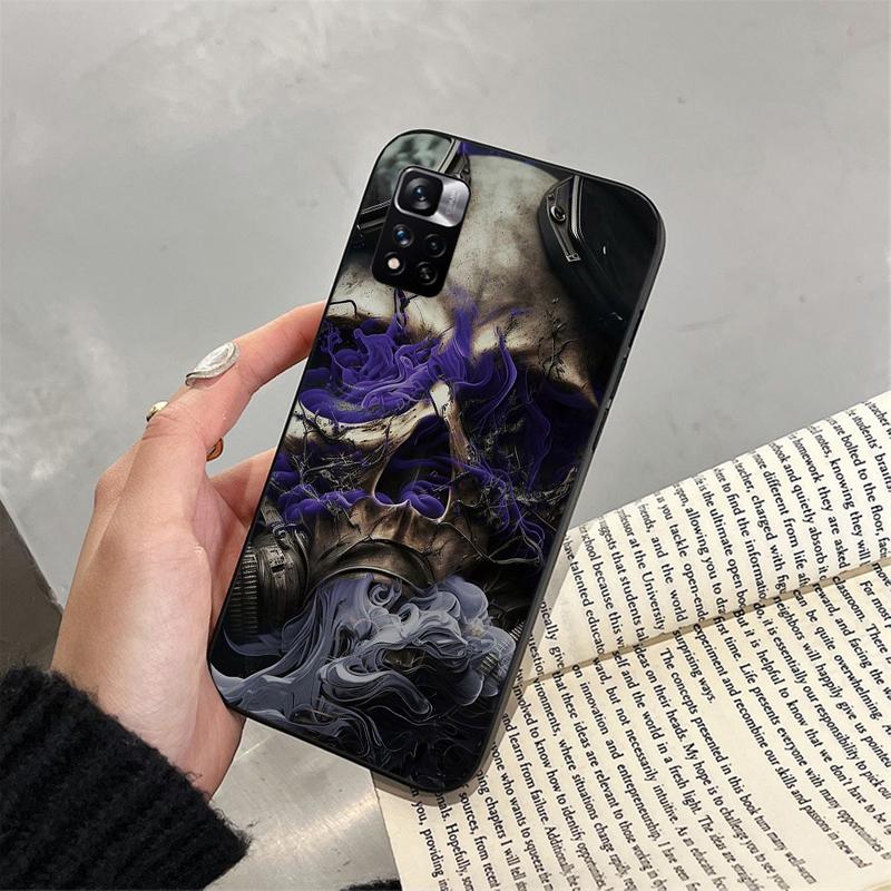 Telefoonhoesje Voor Xiaomi Redmi note 14 Pro 14 13 12 11 10 Pro 14S 12S 11S Redmi 14C 13C 10 Schedel