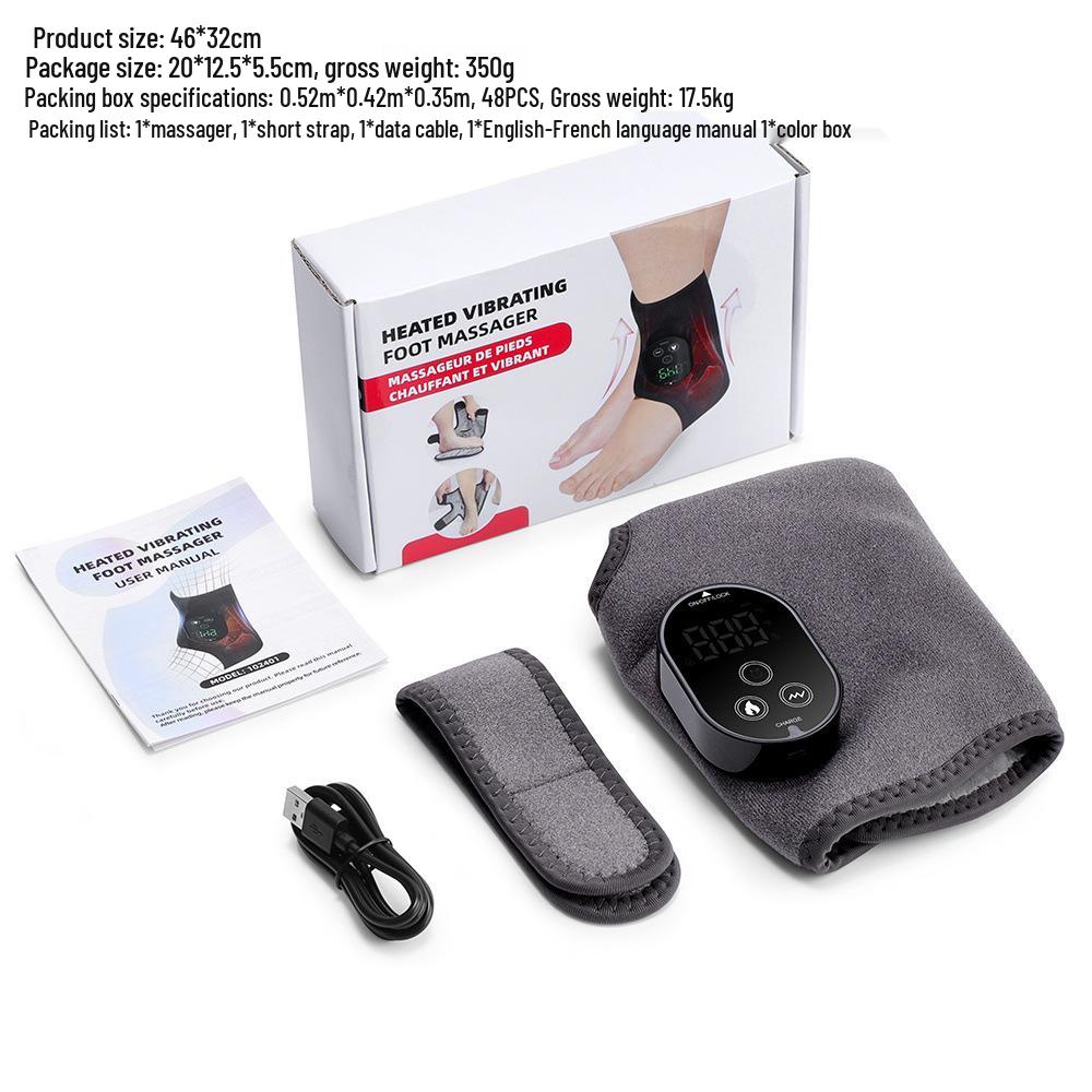 Перезаряжаемый USB-массажер и защита для лодыжек с подогревом