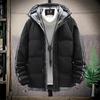 Chaqueta Acolchada Chaqueta de Invierno para Hombre Chaqueta Acolchada Dos Barras Algodón Plumón para Hombre Ropa de Hombre Chaqueta Acolchada Gruesa para Hombre