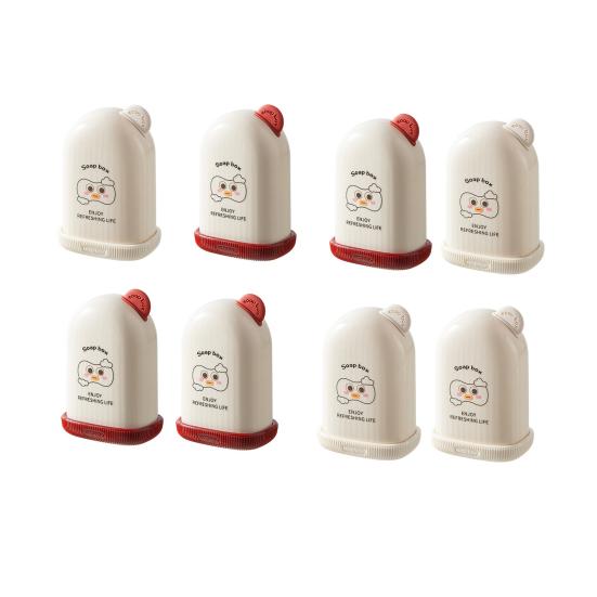 Scatola per Sapone con Coperchio Carina Custodia a Cartone Animato Contenitore per Sapone Compatto Sigillato a Prova di Perdite per Viaggi Viaggio di Lavoro