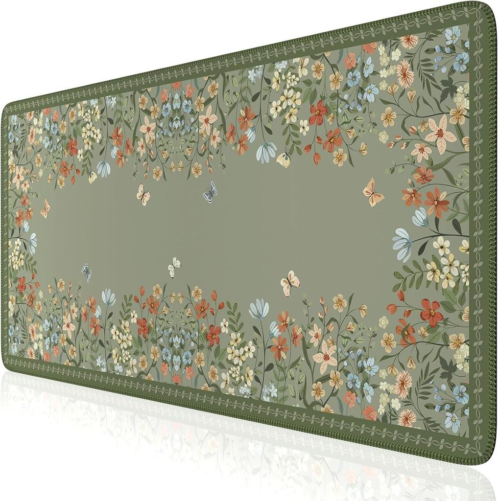 The Persian Retrostyle Large Mouse Pad With Rubber Antislip Lockstitch Craftsmanship Is Suitable For Laptop Games
