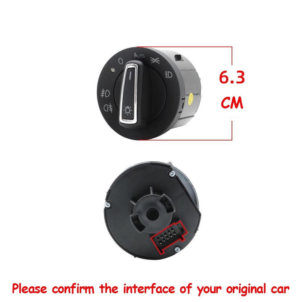 

Автоматический выключатель фар для Volkswagen Touran 1T VW 2004~2015 Автомобильный датчик света фары Ремонт Автозапчасти для салона Аксессуары