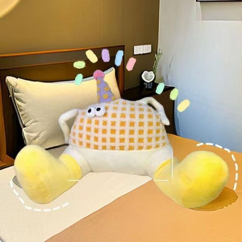 

Big Foot Dopamine Backrest Pillow – Cute Office, Sofa & Bed Lumbar Support 43x32x9