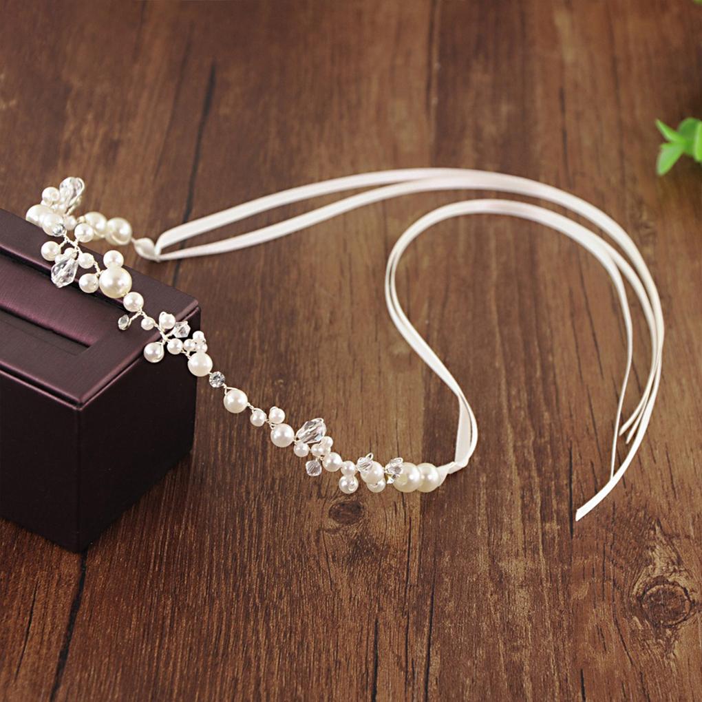 Eleganti Accessori per Capelli da Sposa con Perle per Donna Fiore Sposa Squisiti Non Facili da Sbiadire