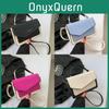 Fashionable Casual Vintage Color-block Small Square Bag With Soft Pu Material