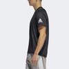 Adidas T Shirts Men's Black Crew Neck Moderate DZ7366