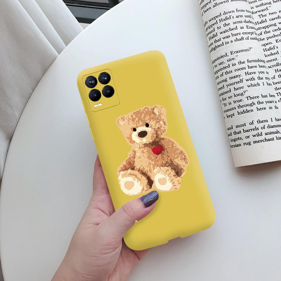 For Oppo Realme 8 Pro Case Cute Painted TPU Silicone Shockproof Soft Back Phone Cover for Realme 8 Pro Global Version 6.4" Case