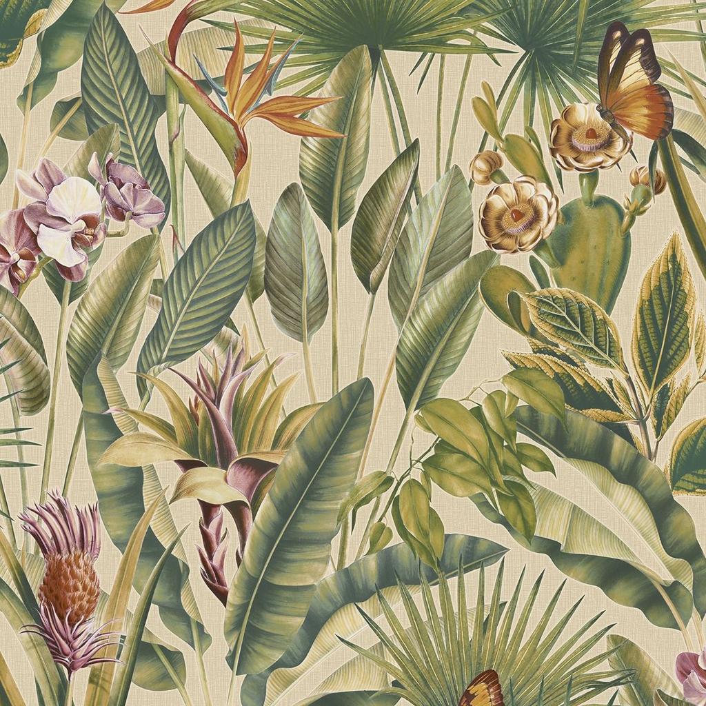 Rasch Zanzibar Heavyweight Vinyl Wallpaper