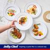 10-pack Plastic Plates, Disposable Dinner Plates/salad Plates/dessert Plates, Suitable For Weddings, Parties And Holiday Party Supplies