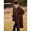 Mo Han Yi Mei Women's Retro Hooded Faux Fur Winter Coat