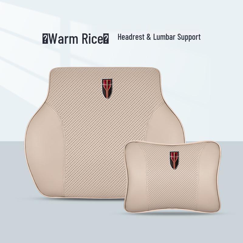 Kompatibel mit Kopfstützen-, Nacken- und Lendenwirbelstützkissen für das Fahrzeuginnere von Hongqi HS5/H5/HS7/H7/H9.