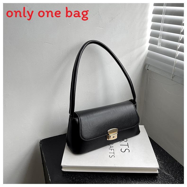 

Pu Small Crossbody Bag For Women With Lock Closure And Inner Phone Pocket Perfect For Daily Use чорний