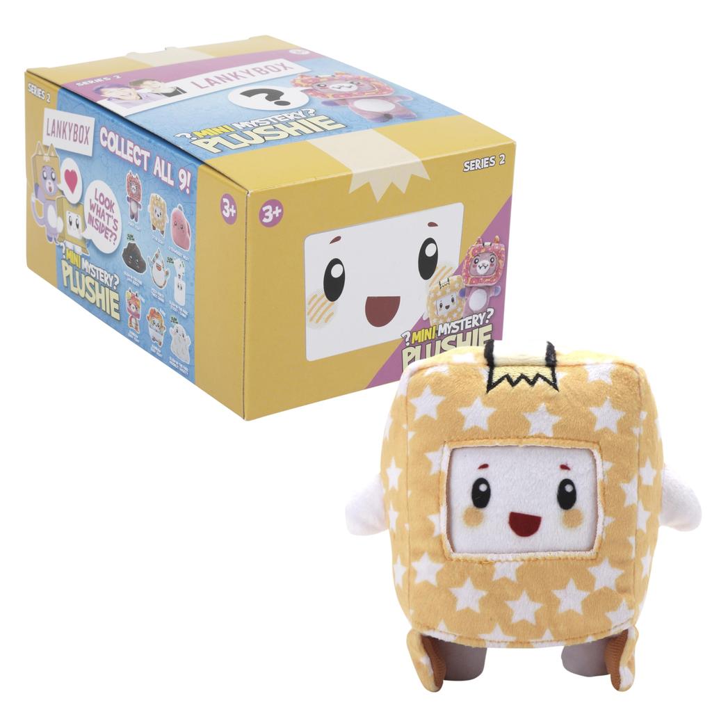 LankyBox Mini Mystery Plush Series 2, Collectible Blind Box Mini Plush, Officially Licensed LankyBox Product.