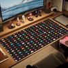 Pac-Man Custom Name Large Size Mouse Pad Large Gaming Table Cushion Non-slip Laptop Tablet Big Mousepad XXL Mat Mini PC Playmat With Lock Edge