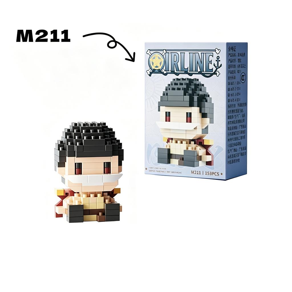 Tony Tony Chopper Bricks Assembly Toys Figure Sun God Nika Luffy Ace Nami Zoro Model Micro Building Block Toy For Gift