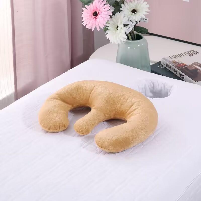 New Cotton Detachable Chest Pillow Chest Pad Breast Pillow Massage Cushion Feminine Bolster for SPA Beauty Salon Body Relaxing