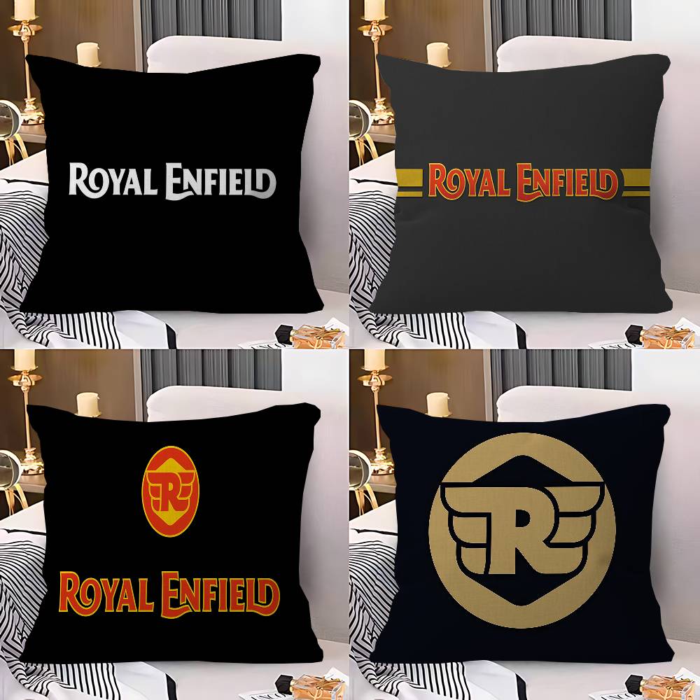 R-ROYALS E-ENFIELDS Logo Pillow Cover Sofa Cushion Cover Home Room Decoration Children Gift