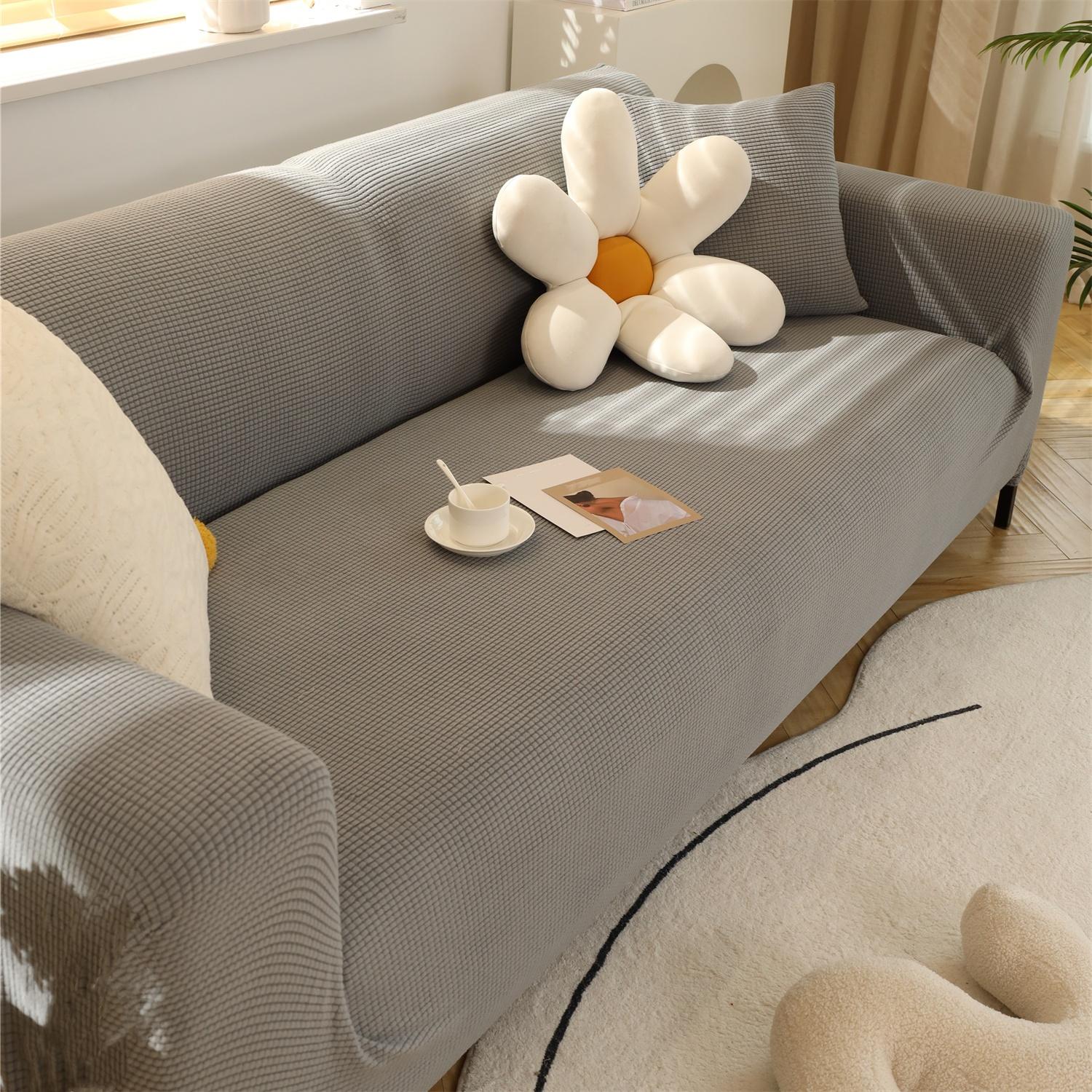 

1 шт. жаккардовый флисовый эластичный чехол для дивана + 1 шт. чехол для подушки (Без ядра) Чехол для дивана, Couch Cove 1 Seater