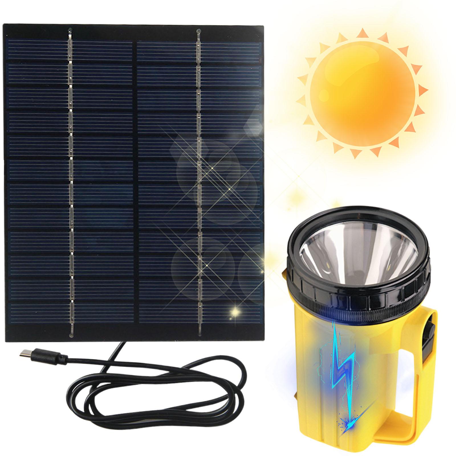2W 12V Solar Panel with Type-C Port Solar Charging Panel Portable Solar Panel Charger for Security Cameras China Mainland