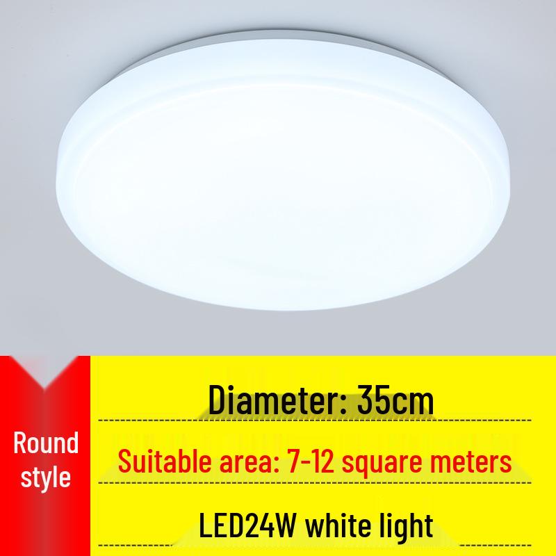 Modern Minimalist Round Ceiling Light: Ideal for Bedrooms, Aisles, Living Rooms, Balconies, Kitchens, and Bathrooms