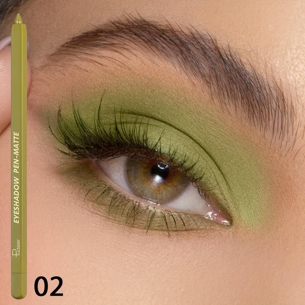 

Набір олівців для тіней Pudaier 19 кольорів, Стійкі водостійкі матові та мерехтливі відтінки, Легко розтушовуються та наносяться, Універсальний макіяж для початківців та вечірок