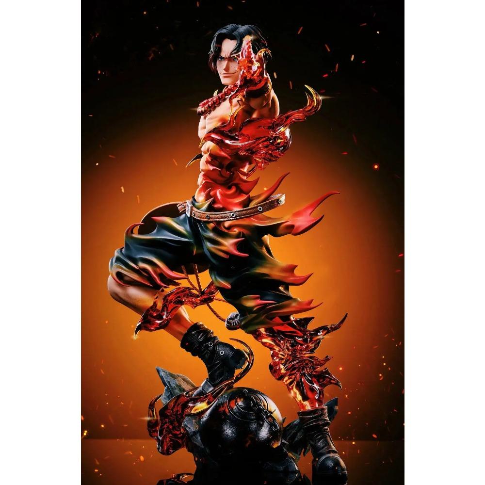 Ace Anime Figure Portgas·D· Ace Action Figurine Statue Pvc Gk Model Collection Doll Desk Decoration Toy Birthday Gifts