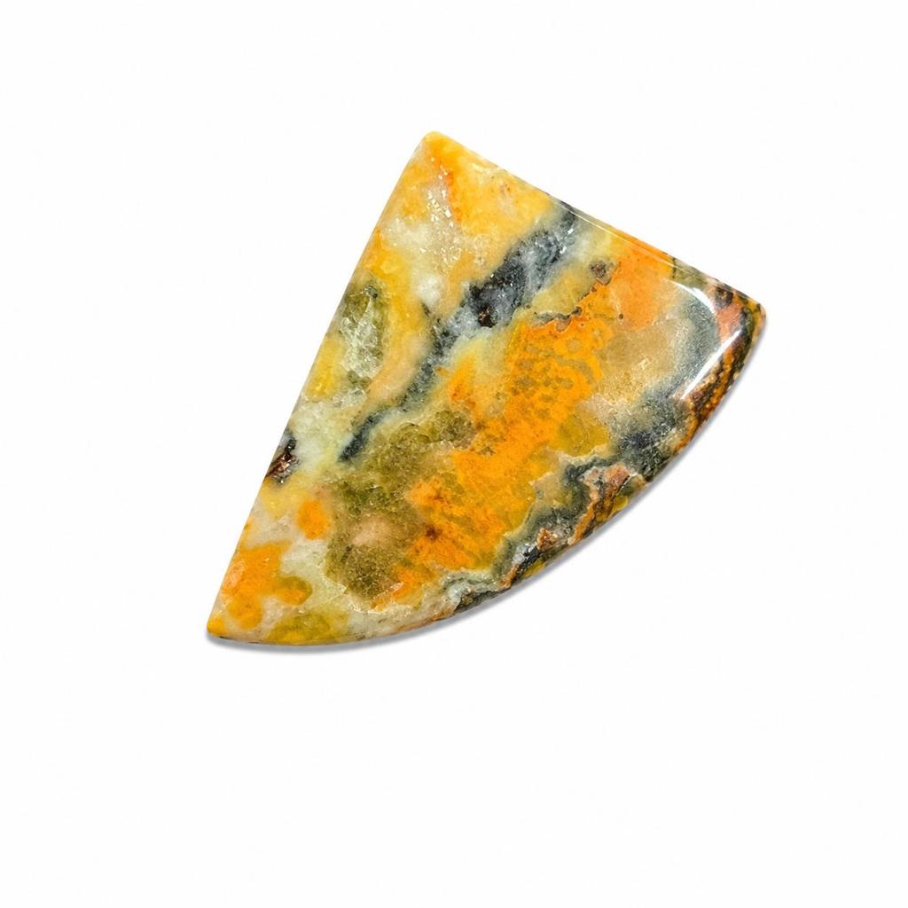 Yellow Turquoise Freeform Cabochon Gemstone | Artisan Jewelry Making Stone