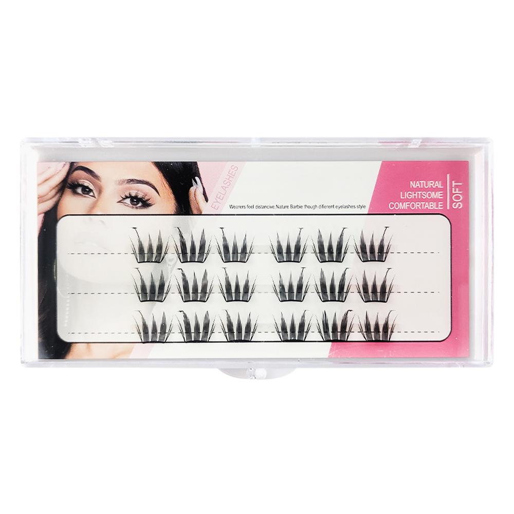 Einzel-Cluster Falsche Wimpern Set Weiche Flauschige DIY Grafting Wimpern DIY Wimpernverlängerung