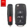 Volkswagen Sharan MQB Folding Key Shell for Caddy Remote Control with Key Blank Replacement.