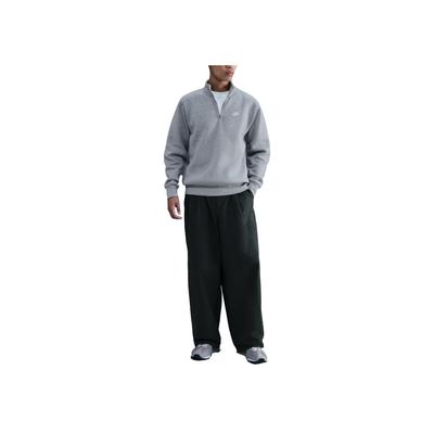 Sportswear Club Logo Half-Zip Pullover Sweatshirt Men Sweatshirts Gray FN3865-063