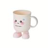 1pc Cute Big-Eyed Mouthwash Cup, Stylish Cartoon Toothbrushing Cup, Dormitory and Home Use, to Cure Morning Grumpiness