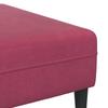 Living Room Sofa Set 3 pcs Burgundy 250 x 188 x 76 cm