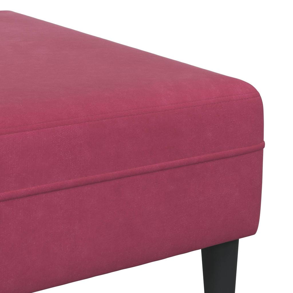 Living Room Sofa Set 3 pcs Burgundy 250 x 188 x 76 cm
