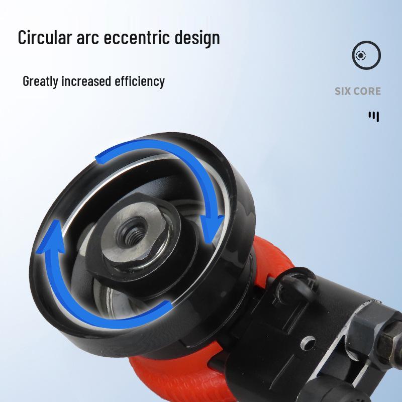 Gaobao 3-Inch Air-Powered Pneumatic Sander and Polisher for Metal, Car, and Stone Surfaces.