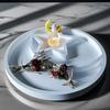 Sturdy Star and Moon Silicone Mold Round Tray Home Accessory for Crafting Supplies and Creative Storage Solution